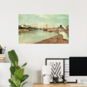 Uitzicht van de kleine haven van Lorient, Berthe M Poster (Thuiskantoor)