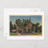 Uitzicht van de Kleine Kerk van de Bloemen Briefkaart (Voorkant / Achterkant)