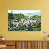 Uitzicht van de Kroaten in het Golden Gate Park in Canvas Afdruk (Insitu (Woonkamer))