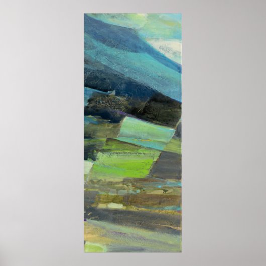 Uitzicht van de kust II | Abstract afdrukken 2 Poster (Voorkant)