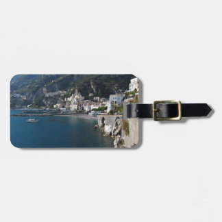 Uitzicht van de kust van Amalfi Bagagelabel