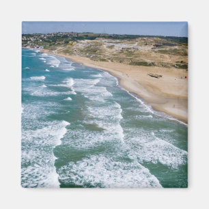 Uitzicht van de kust van het Zwarte Zee van Istanb Magneet