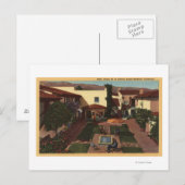 Uitzicht van De la Guerra Patio & Shops Briefkaart (Voorkant / Achterkant)