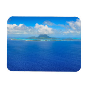 Uitzicht van de lucht boven Bora Bora rechthoekige Magneet