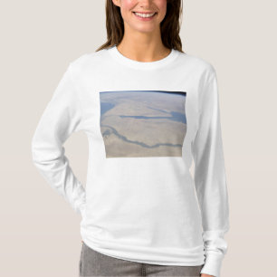 Uitzicht van de lucht in Egypte en het schiereilan T-shirt