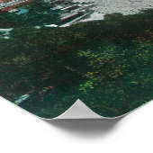 Uitzicht van de lucht van Avalon en Bay Poster (Hoek)