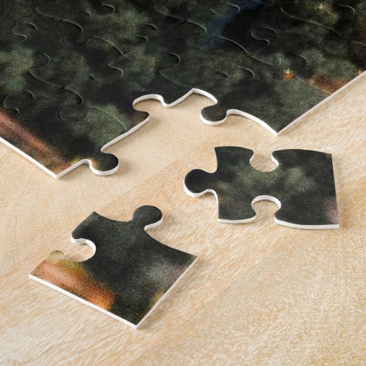 Uitzicht van de lucht van NYC en het centrale park Legpuzzel (Zijkant)