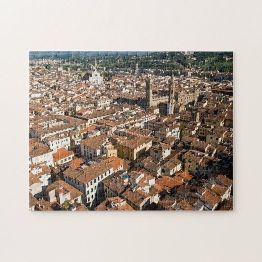 Uitzicht van de luchthaven van Florence - Toscane, Legpuzzel (Horizontaal)