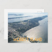 Uitzicht van de luchthaven van Florida Merritt Isl Briefkaart (Voorkant / Achterkant)