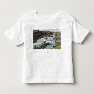 Uitzicht van de luchthaven van Link RiverKlamath C Kinder Shirts