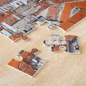 Uitzicht van de luchtmacht over de stad Split - Da Legpuzzel (Zijkant)