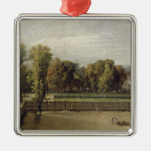 Uitzicht van de Luxemburgse tuinen in Parijs, 1794 Metalen Ornament