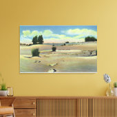 Uitzicht van de Maine-woestijn Canvas Afdruk (Insitu (Woonkamer))