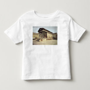 Uitzicht van de Maison Carree, c.19 BC Kinder Shirts