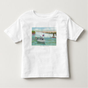 Uitzicht van de Mist Boat Kinder Shirts