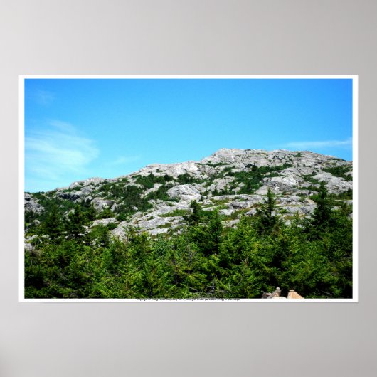 Uitzicht van de Monadnock Poster (Voorkant)