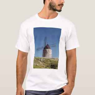 Uitzicht van de Moulin de Daudet T-shirt