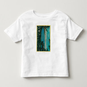 Uitzicht van de Mt. Roos HighwayLake Tahoe, CA Kinder Shirts