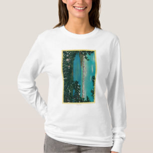 Uitzicht van de Mt. Roos HighwayLake Tahoe, CA T-shirt