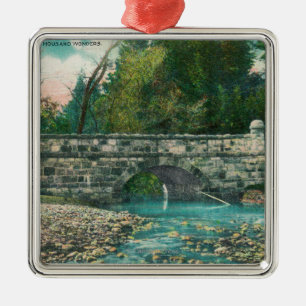 Uitzicht van de Napa County Bridge-Napa, CA Metalen Ornament