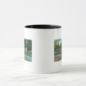 Uitzicht van de Napa County Bridge-Napa, CA Mok (Midden)