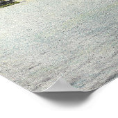 Uitzicht van de New Lake Quinsigamond Bridge Poster (Hoek)