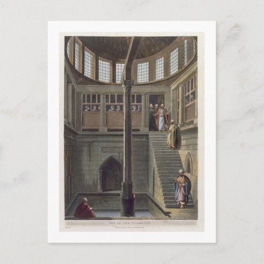 Uitzicht van de Nilometer, bord 2, van de 'Uitzich Briefkaart (Voorkant)