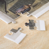 Uitzicht van de Nilometer, bord 2, van de 'Uitzich Legpuzzel (Zijkant)