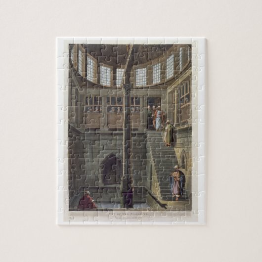 Uitzicht van de Nilometer, bord 2, van de 'Uitzich Legpuzzel (Verticaal)