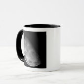 Uitzicht van de noordpool van de maan mok (Voorkant links)