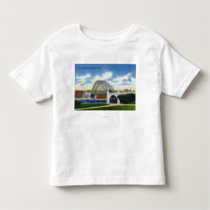 Uitzicht van de Notre Dame Bridge Kinder Shirts
