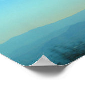 Uitzicht van de oceaan vanaf de rand van de wereld poster (Hoek)