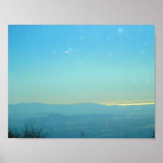 Uitzicht van de oceaan vanaf de rand van de wereld poster (Voorkant)