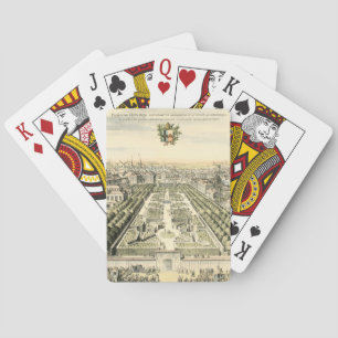 Uitzicht van de officiële tuin van Eric Dahlbergh Pokerkaarten