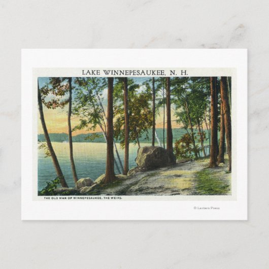 Uitzicht van de Old Man Rock Formation Briefkaart (Voorkant)