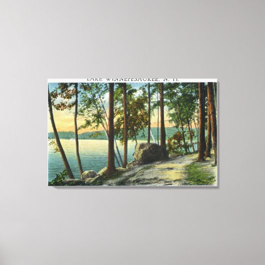 Uitzicht van de Old Man Rock Formation Canvas Afdruk (Voorkant)
