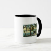 Uitzicht van de Old Man Rock Formation Mok (Voorkant rechts)