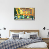 Uitzicht van de olifantentrein canvas afdruk (Insitu (Slaapkamer))