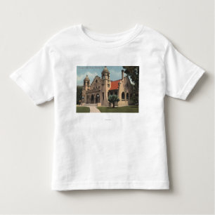 Uitzicht van de openbare bibliotheek van Carnegie Kinder Shirts