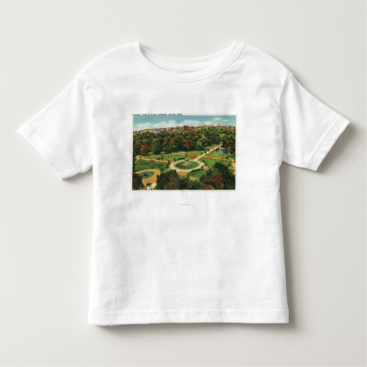 Uitzicht van de openbare tuinen # 2 kinder shirts (Voorkant)