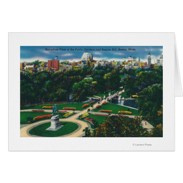 Uitzicht van de openbare tuinen, Beacon Hill (Voorkant Horizontaal)
