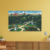 Uitzicht van de openbare tuinen, Beacon Hill Canvas Afdruk (Insitu (Woonkamer))