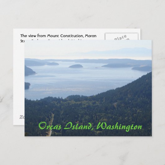 Uitzicht van de Opiniepeiling van de Grondwet Briefkaart (Voorkant / Achterkant)