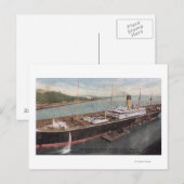 Uitzicht van de Oriental Liner Minnesota Briefkaart (Voorkant / Achterkant)