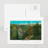 Uitzicht van de orkaanGolfbrug, Alaska Briefkaart (Voorkant / Achterkant)