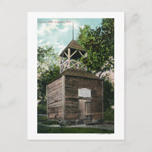 Uitzicht van de oude gordijn # 2 briefkaart