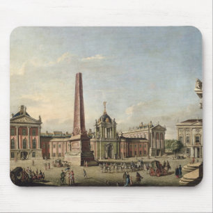Uitzicht van de oude markt muismat