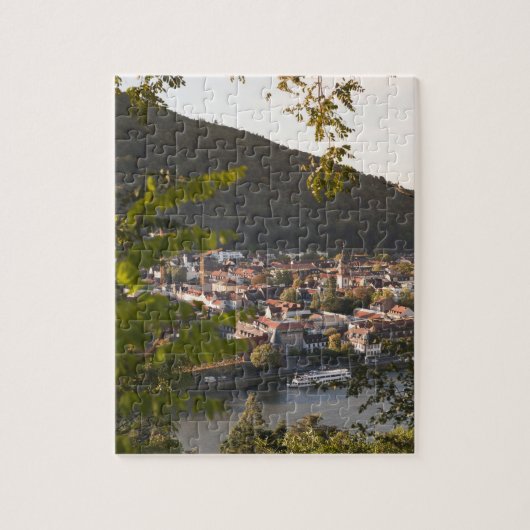 Uitzicht van de oude stad Heidelberg Legpuzzel (Verticaal)