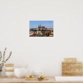 Uitzicht van de oude stad Praag, Tsjechië Poster (Keuken)