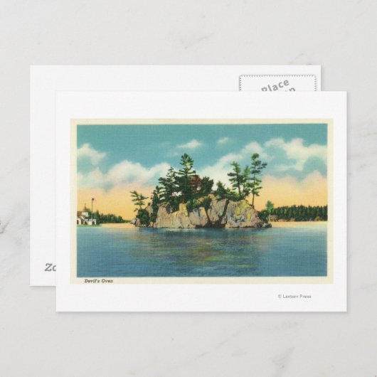 Uitzicht van de Oven van Devil Briefkaart (Voorkant / Achterkant)